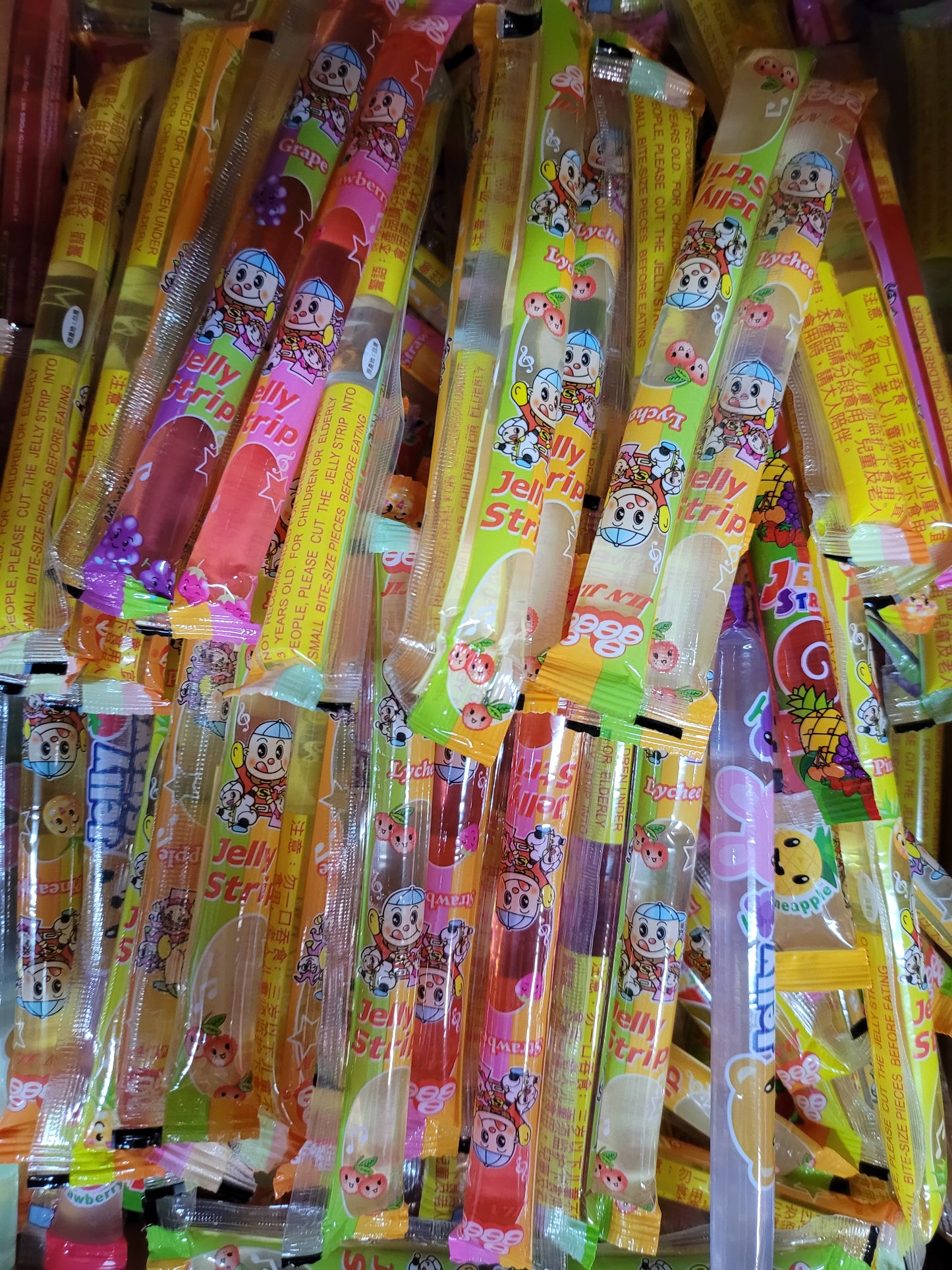 4 Stück 1€, Jelly Strip Assorted verschiedene Geschmack