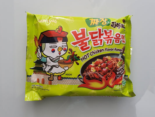 Samyang Jjajang Hot Chicken Ramen 140g (100g/1,77€)