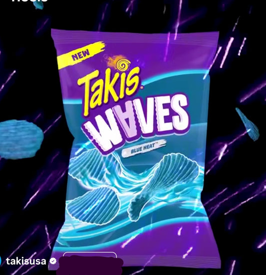 Neu Takis Waves Blue Heat 71g