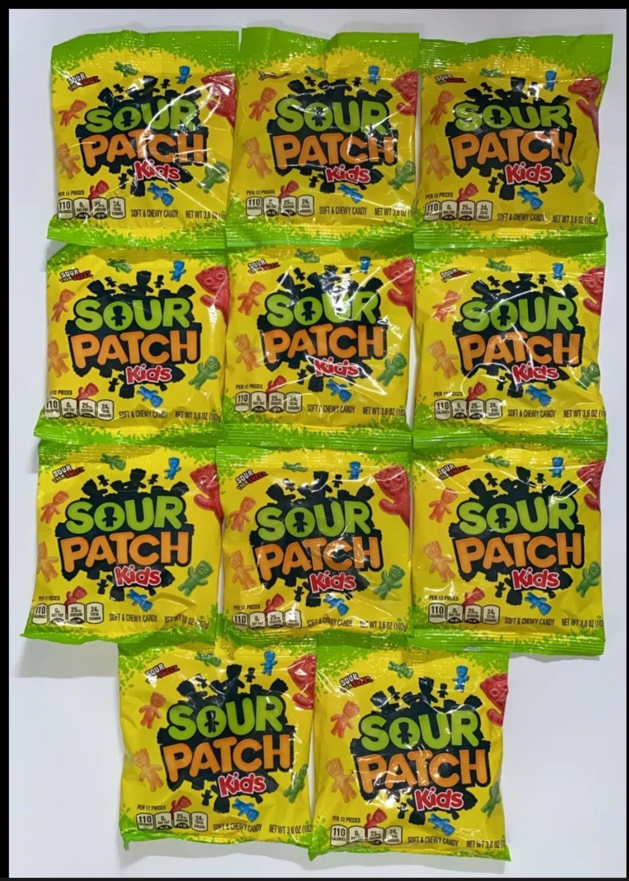 10+1 Gratis, Sour Patch Kids à102g