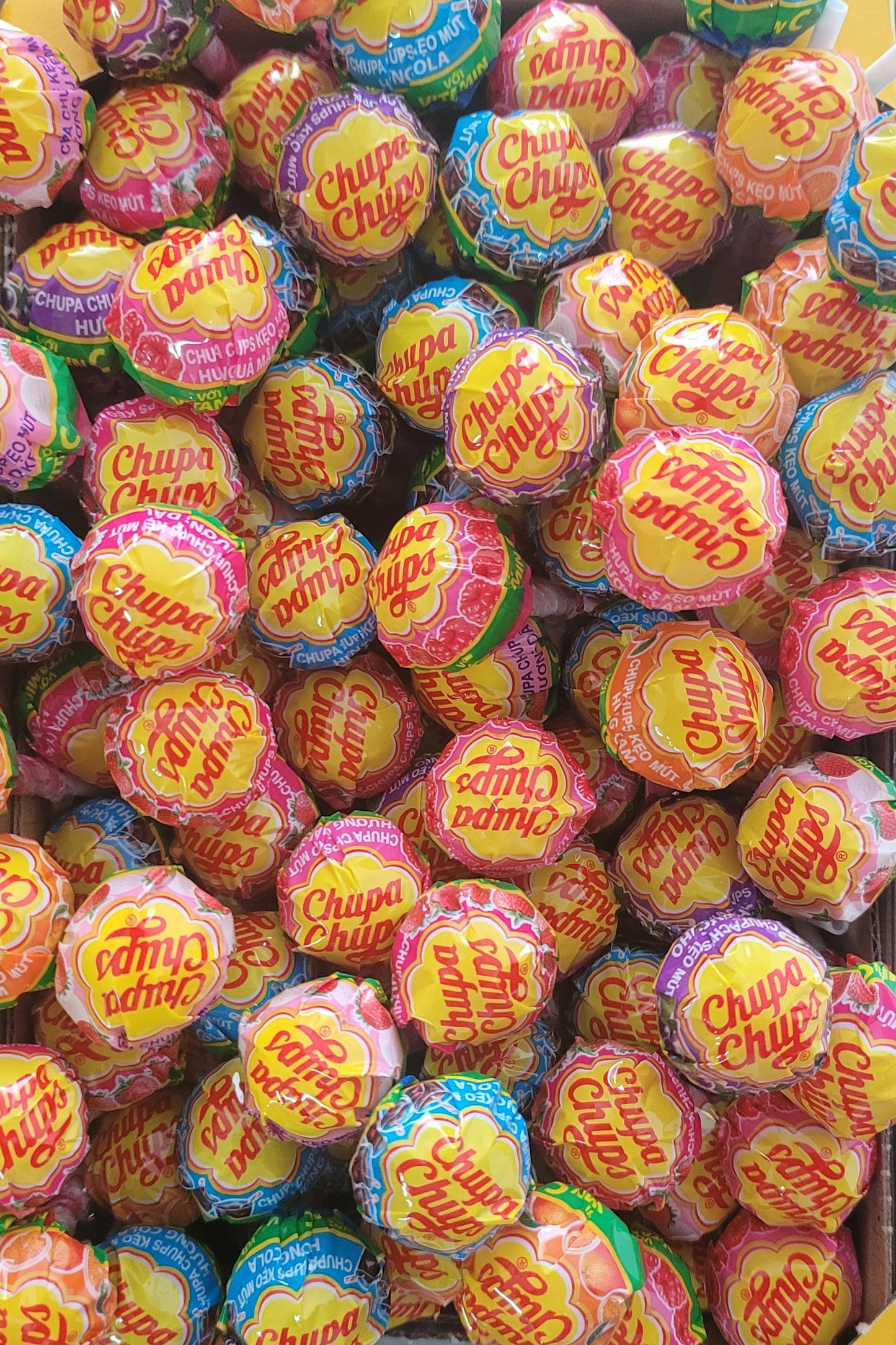 200St. Chupa Chups Lutscher Lollies Erdbeere, Traube, Orange, Cola, Himbeere usw