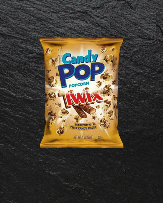 Candy Pop Twix Popcorn 28g - Amerikanische Süßigkeiten Popcorn